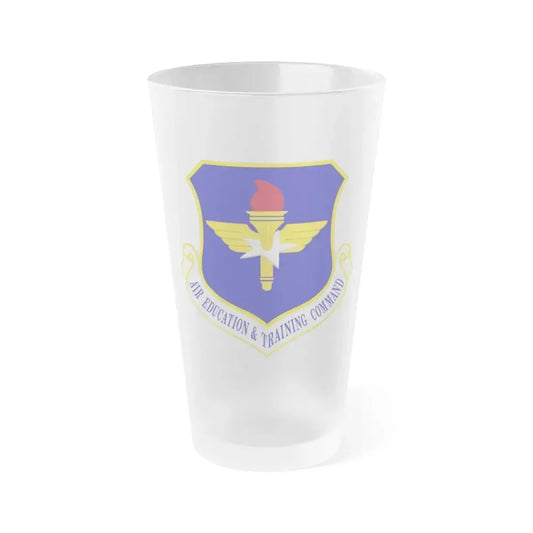 Air Education and Training Command (U.S. Air Force) Frosted Pint Glass 16oz Default Title - Go Mug Yourself