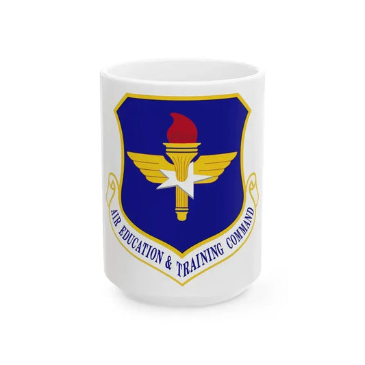Air Education and Training Command (U.S. Air Force) White Coffee Mug 15oz - Go Mug Yourself