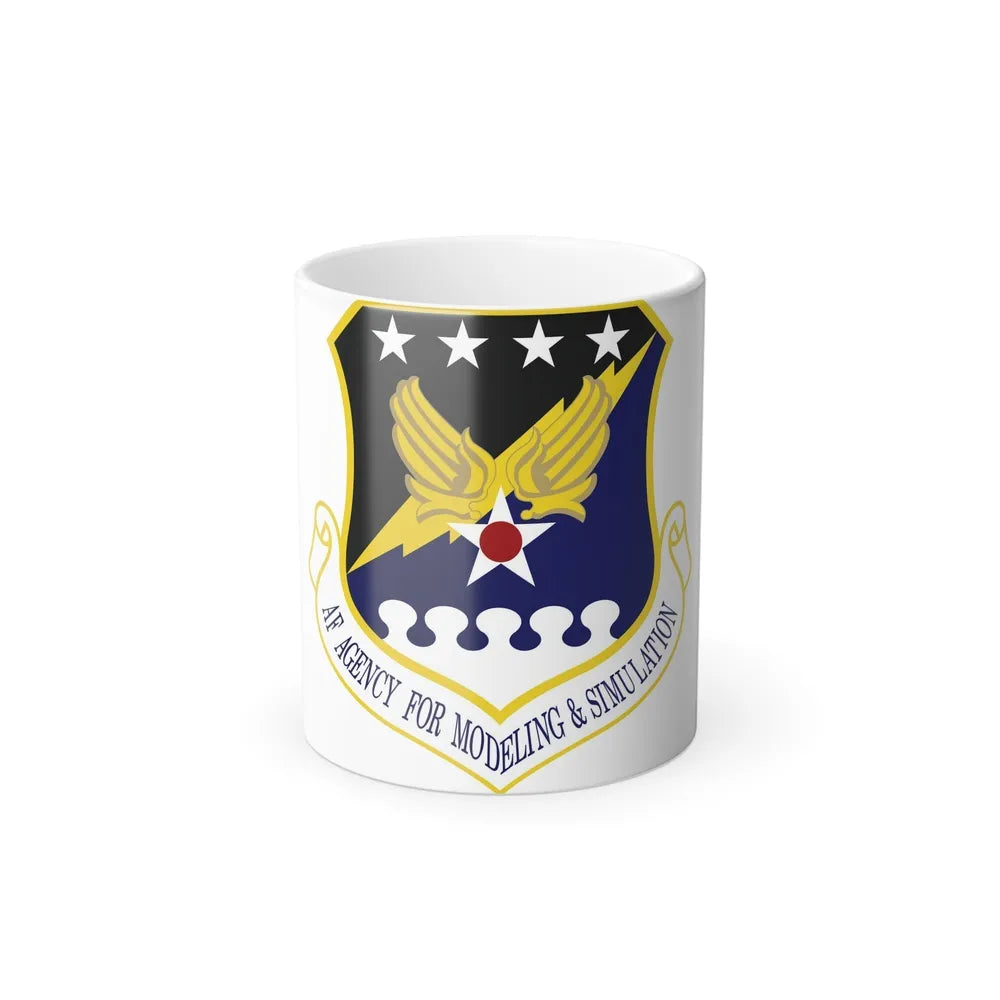 Air Force Agency for Modeling and Simulation (U.S. Air Force) Color Changing Coffee Mug-11oz-Go Mug Yourself