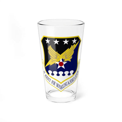 Air Force Agency for Modeling and Simulation (U.S. Air Force) Pint Glass 16oz-16oz-Go Mug Yourself