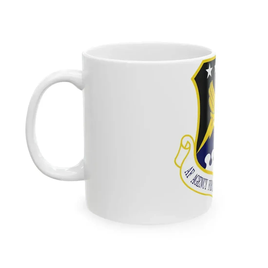 Air Force Agency for Modeling and Simulation (U.S. Air Force) White Coffee Mug - Go Mug Yourself