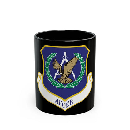 Air Force Center for Engineering and the Environment (U.S. Air Force) Black Coffee Mug-11oz-Go Mug Yourself