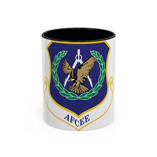 Air Force Center for Engineering and the Environment (U.S. Air Force) Accent Coffee Mug 11oz Black - Go Mug Yourself