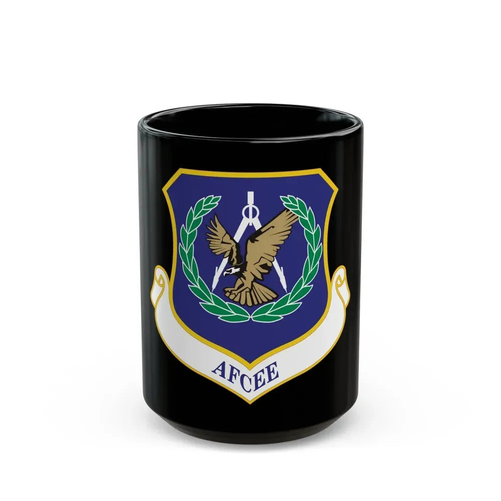 Air Force Center for Engineering and the Environment (U.S. Air Force) Black Coffee Mug 15oz - Go Mug Yourself