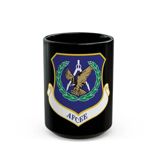 Air Force Center for Engineering and the Environment (U.S. Air Force) Black Coffee Mug 15oz - Go Mug Yourself