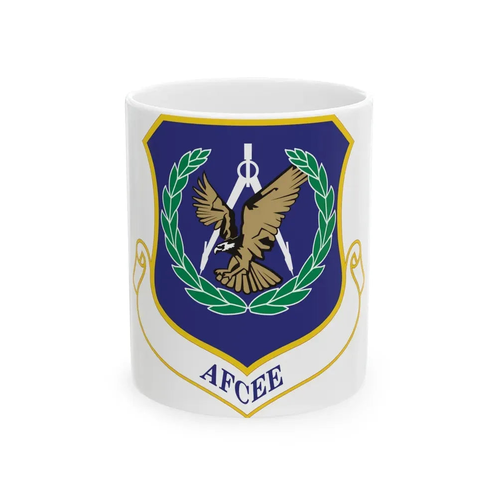 Air Force Center for Engineering and the Environment (U.S. Air Force) White Coffee Mug 11oz - Go Mug Yourself