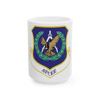 Air Force Center for Engineering and the Environment (U.S. Air Force) White Coffee Mug 15oz - Go Mug Yourself
