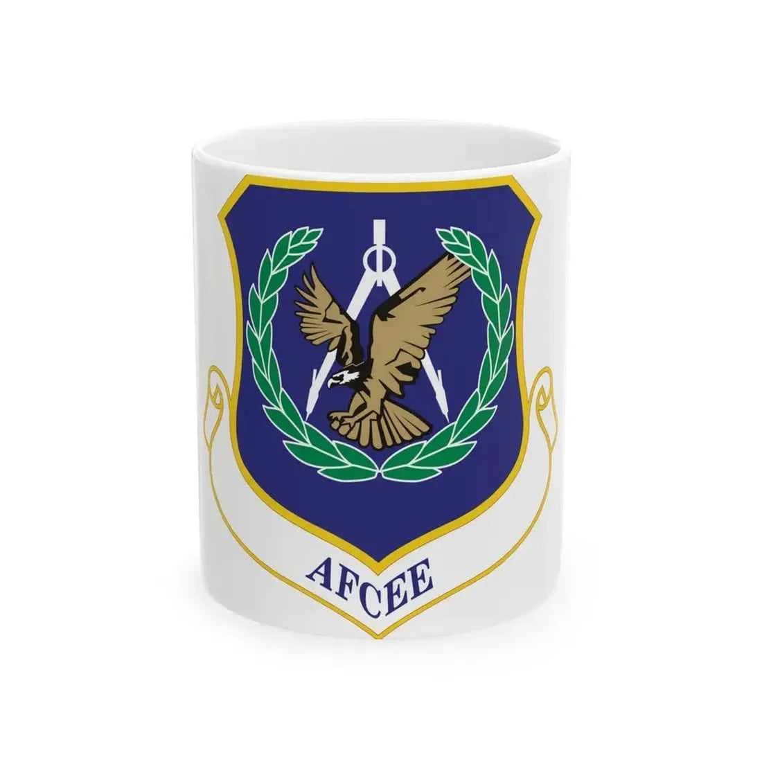 Air Force Center for Engineering and the Environment (U.S. Air Force) White Coffee Mug - Go Mug Yourself