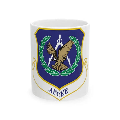 Air Force Center for Engineering and the Environment (U.S. Air Force) White Coffee Mug - Go Mug Yourself