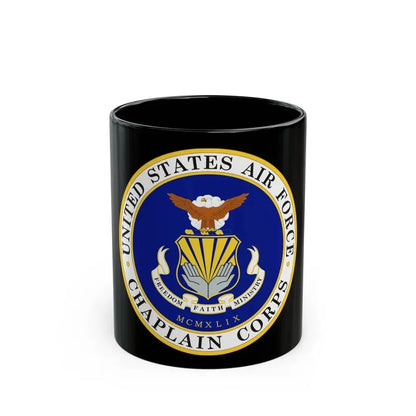 Air Force Chaplain Corps (U.S. Air Force) Black Coffee Mug 11oz - Go Mug Yourself
