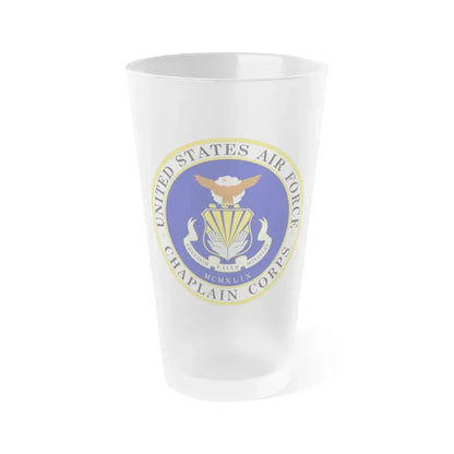 Air Force Chaplain Corps (U.S. Air Force) Frosted Pint Glass 16oz Default Title - Go Mug Yourself