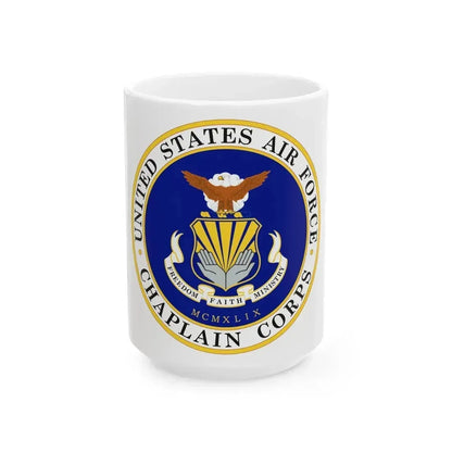 Air Force Chaplain Corps (U.S. Air Force) White Coffee Mug 15oz - Go Mug Yourself