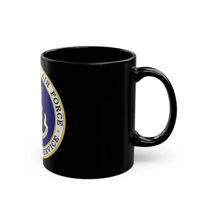 Air Force Chaplain Service (U.S. Air Force) Black Coffee Mug-Go Mug Yourself