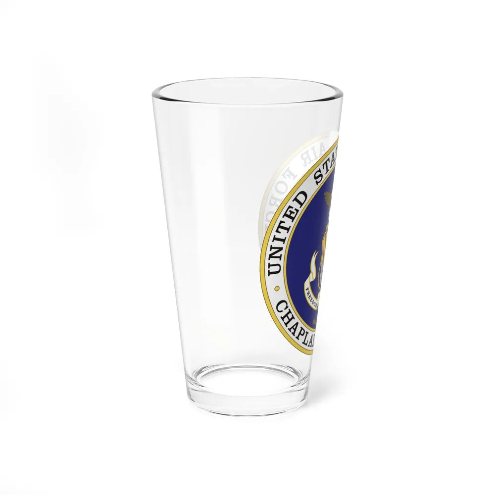 Air Force Chaplain Service (U.S. Air Force) Pint Glass 16oz-Go Mug Yourself