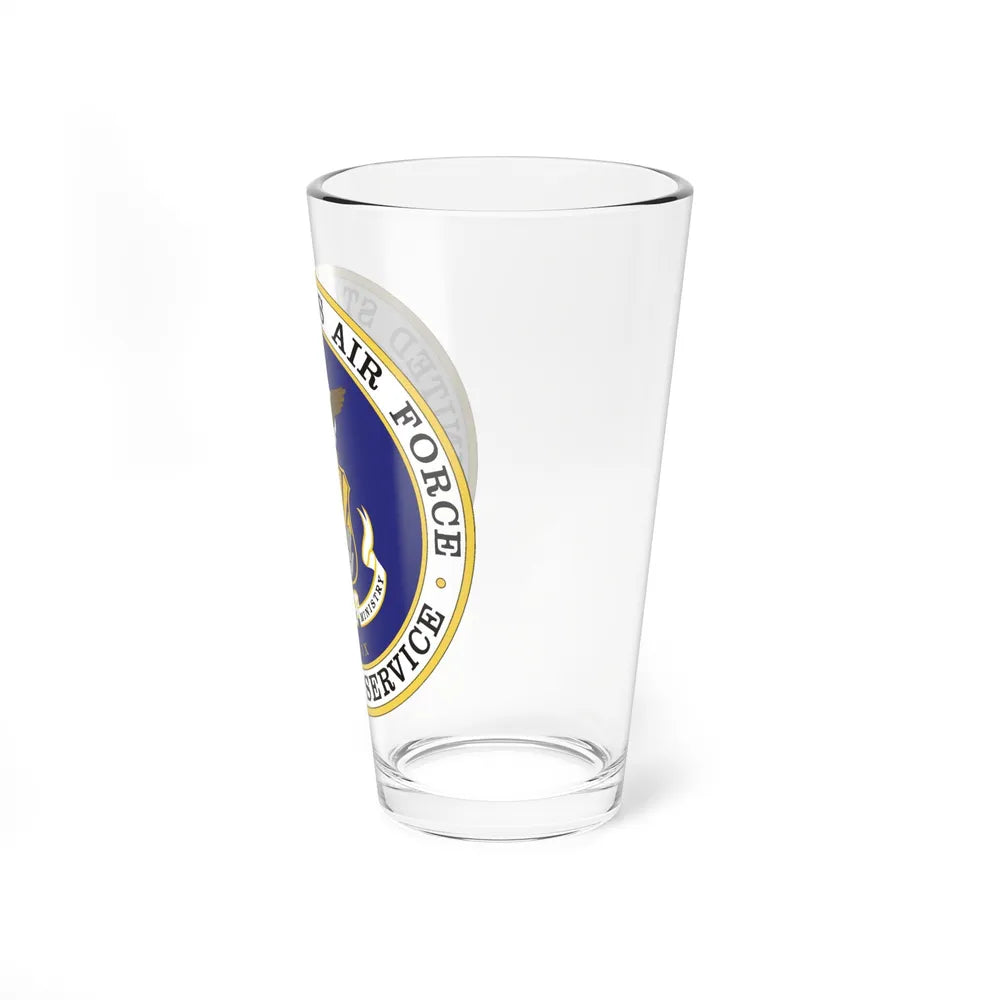 Air Force Chaplain Service (U.S. Air Force) Pint Glass 16oz-Go Mug Yourself