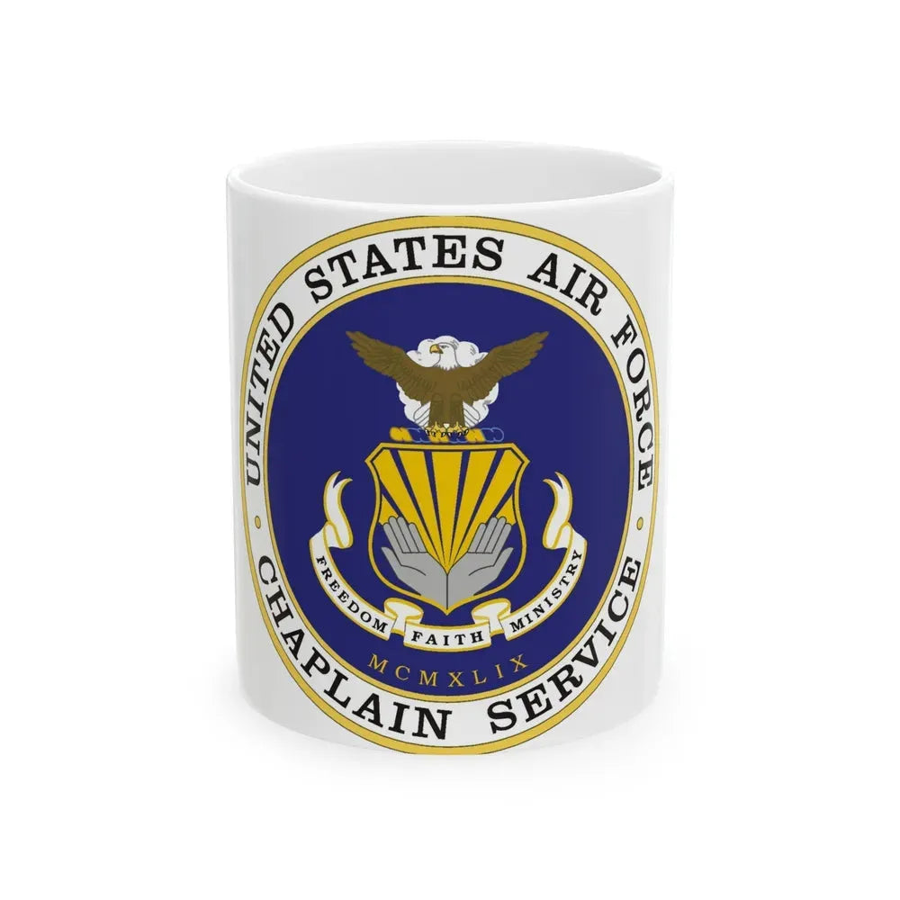 Air Force Chaplain Service (U.S. Air Force) White Coffee Mug 11oz - Go Mug Yourself