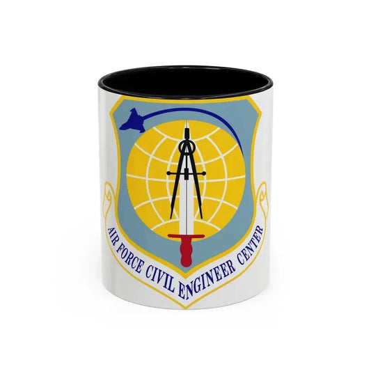 Air Force Civil Engineer Center (U.S. Air Force) Accent Coffee Mug 11oz Black - Go Mug Yourself