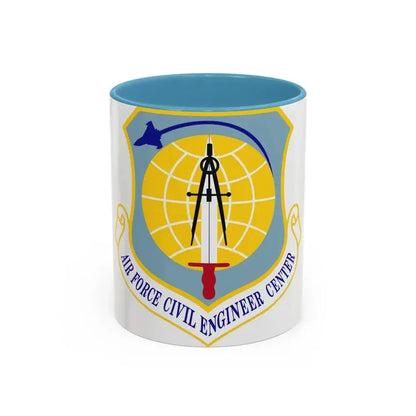 Air Force Civil Engineer Center (U.S. Air Force) Accent Coffee Mug 11oz Light Blue - Go Mug Yourself