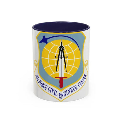 Air Force Civil Engineer Center (U.S. Air Force) Accent Coffee Mug 11oz Navy - Go Mug Yourself