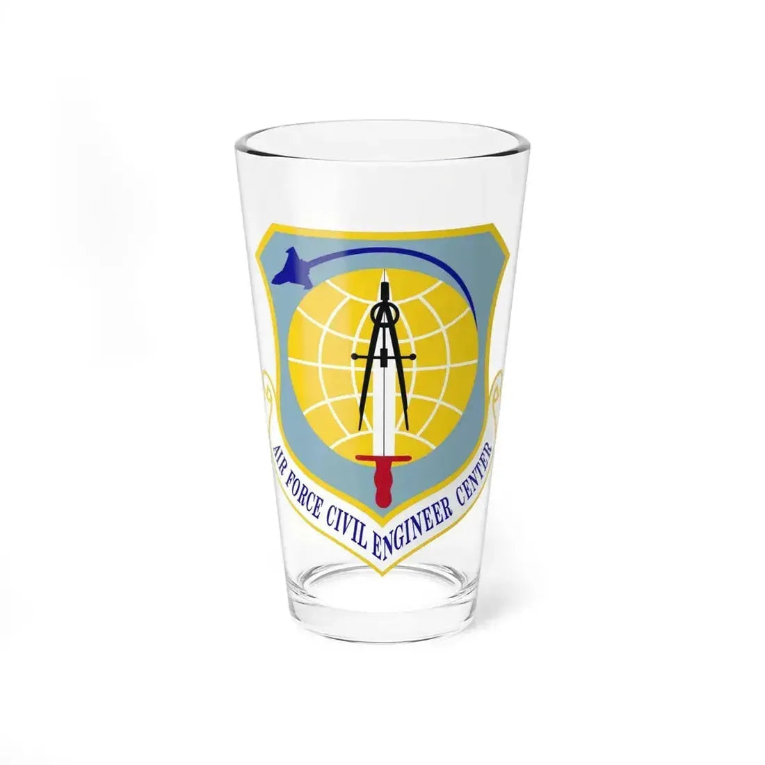 Air Force Civil Engineer Center (U.S. Air Force) Pint Glass 16oz 16oz - Go Mug Yourself