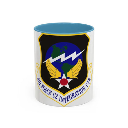 Air Force Command & Control Integration Center (U.S. Air Force) Accent Coffee Mug 11oz Light Blue - Go Mug Yourself