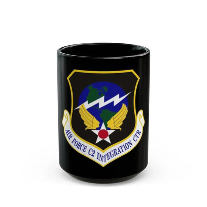 Air Force Command & Control Integration Center (U.S. Air Force) Black Coffee Mug 15oz - Go Mug Yourself