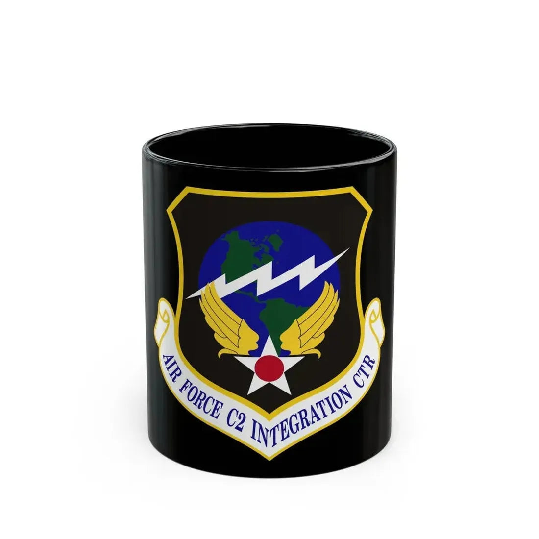 Air Force Command & Control Integration Center (U.S. Air Force) Black Coffee Mug - Go Mug Yourself