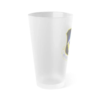 Air Force Command & Control Integration Center (U.S. Air Force) Frosted Pint Glass 16oz - Go Mug Yourself