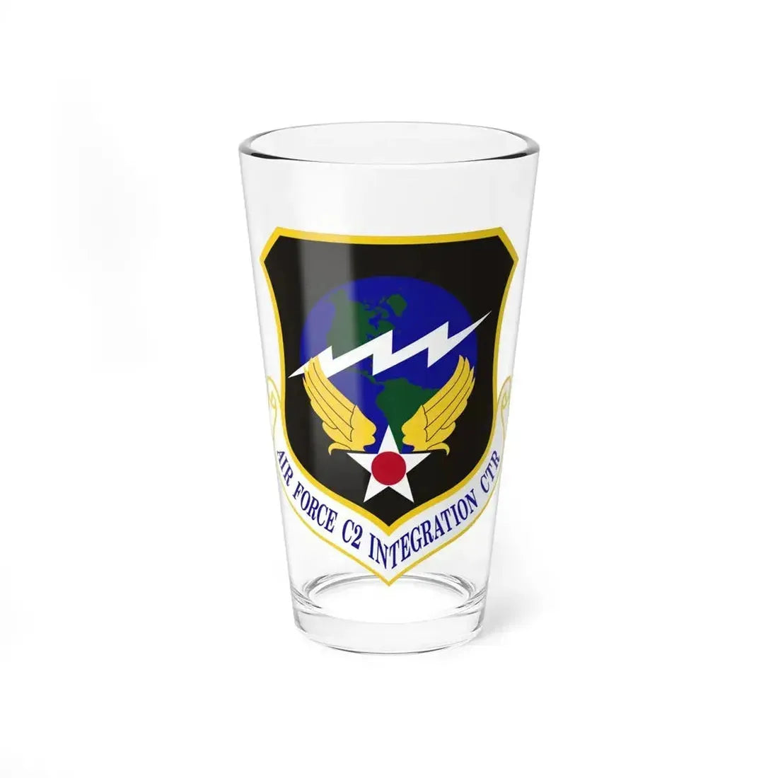 Air Force Command & Control Integration Center (U.S. Air Force) Pint Glass 16oz 16oz - Go Mug Yourself
