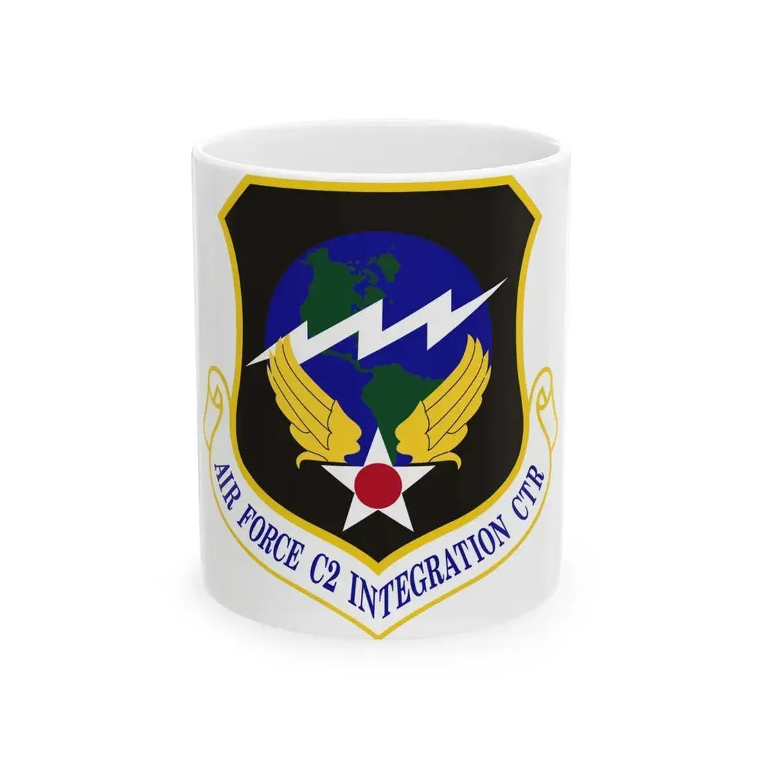 Air Force Command & Control Integration Center (U.S. Air Force) White Coffee Mug 11oz - Go Mug Yourself