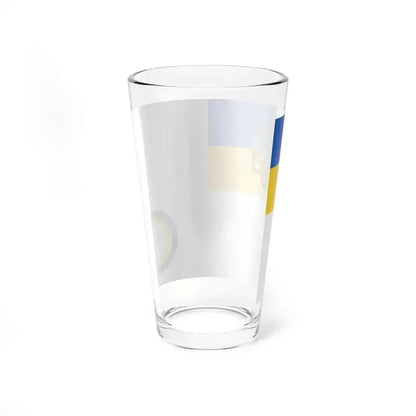 Air Force Command Flag of Ukraine 1918 (Ukraine) Pint Glass 16oz - Go Mug Yourself