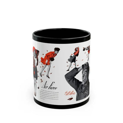 Air Force, Cosmopolitan, October 1943 - Black Coffee Mug - Go Mug Yourself
