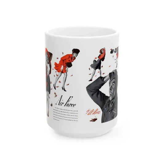 Air Force, Cosmopolitan, October 1943 - White Coffee Mug 11oz - Go Mug Yourself