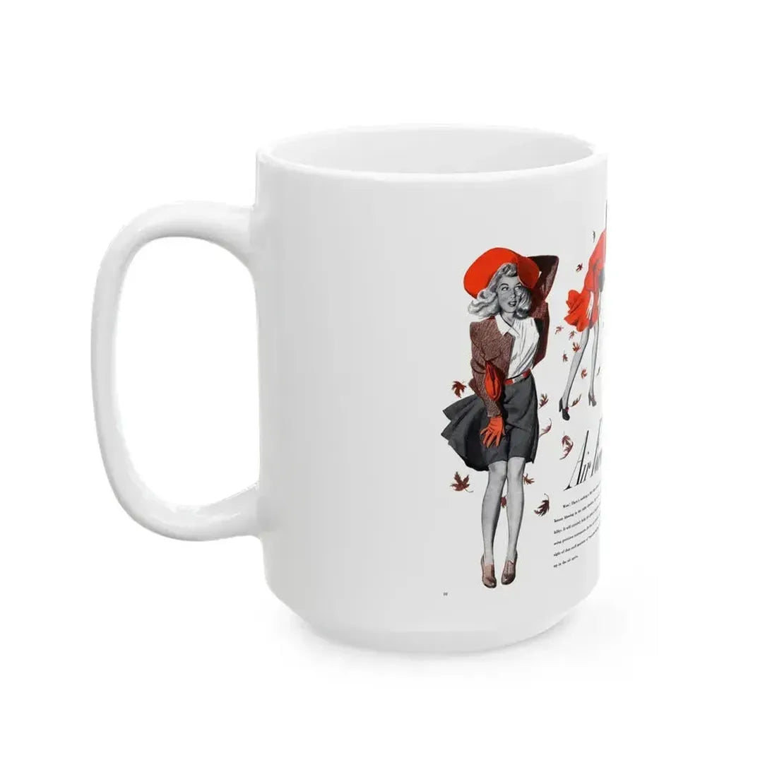 Air Force, Cosmopolitan, October 1943 - White Coffee Mug - Go Mug Yourself