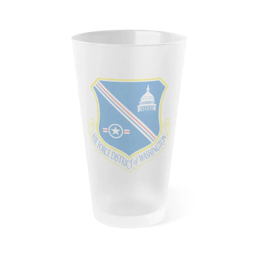 Air Force District of Washington (U.S. Air Force) Frosted Pint Glass 16oz Default Title - Go Mug Yourself