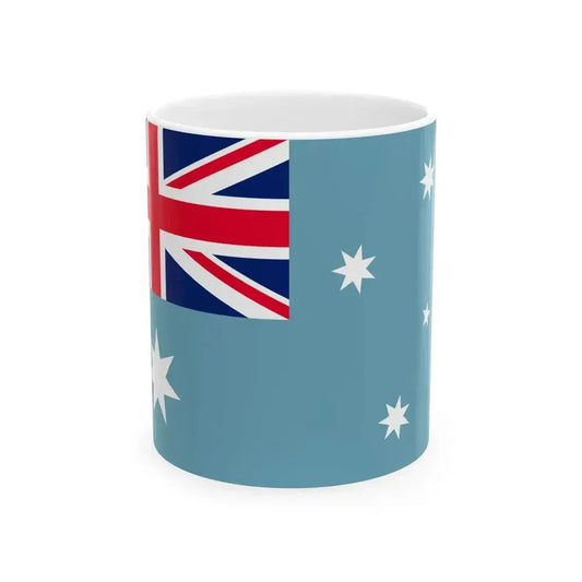 Air Force Ensign of Australia 1948-1982 (Australia) White Coffee Mug 11oz - Go Mug Yourself