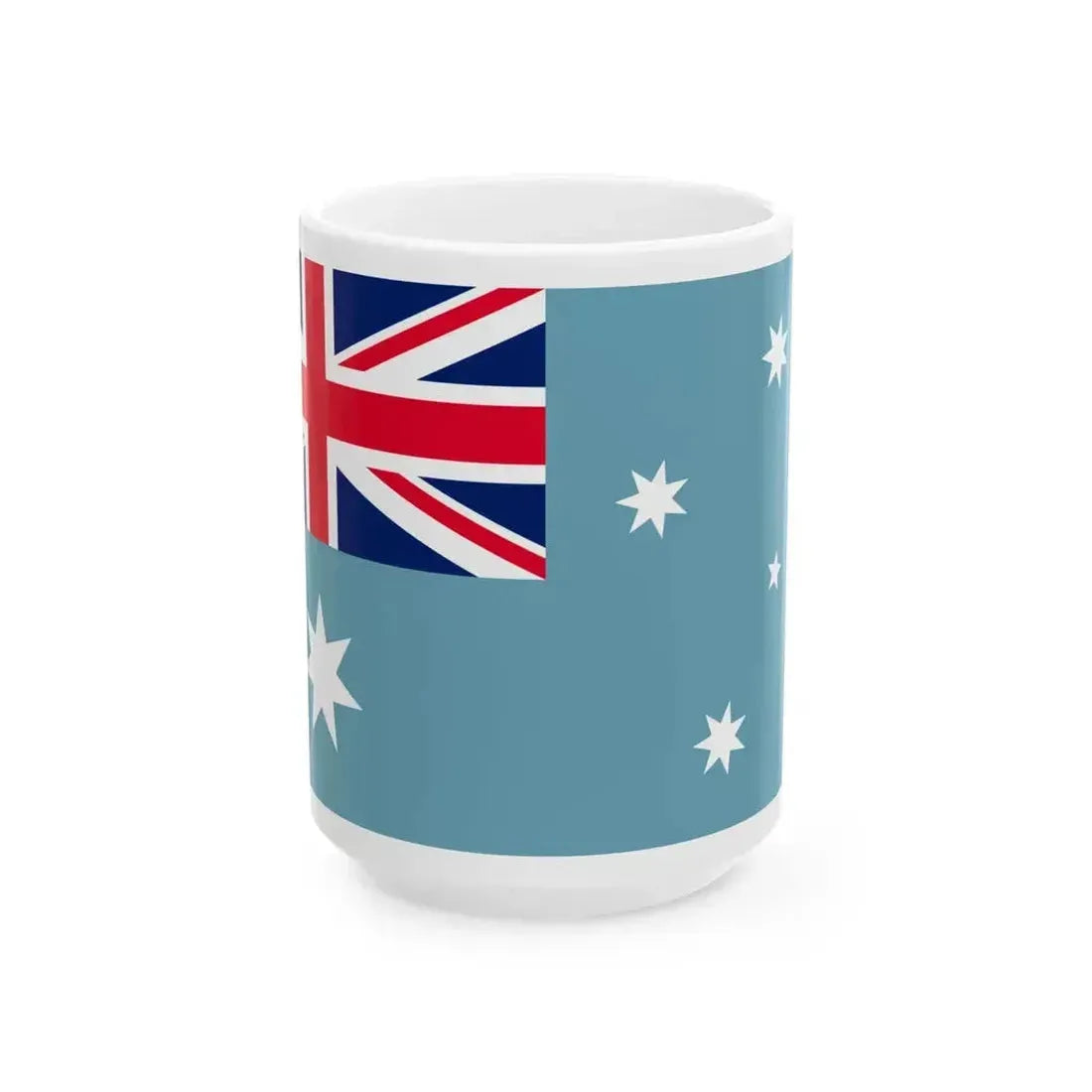 Air Force Ensign of Australia 1948-1982 (Australia) White Coffee Mug 15oz - Go Mug Yourself