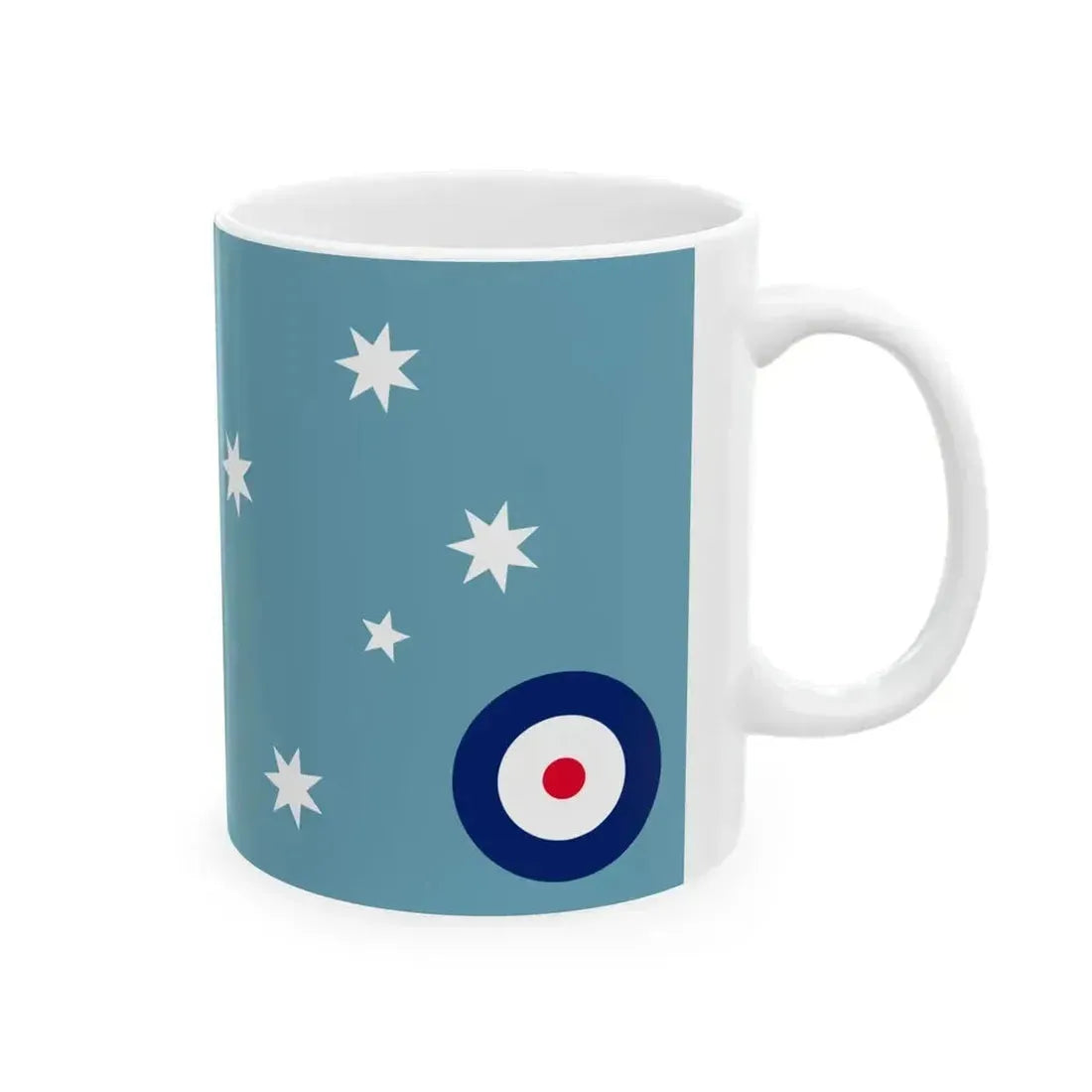 Air Force Ensign of Australia 1948-1982 (Australia) White Coffee Mug - Go Mug Yourself