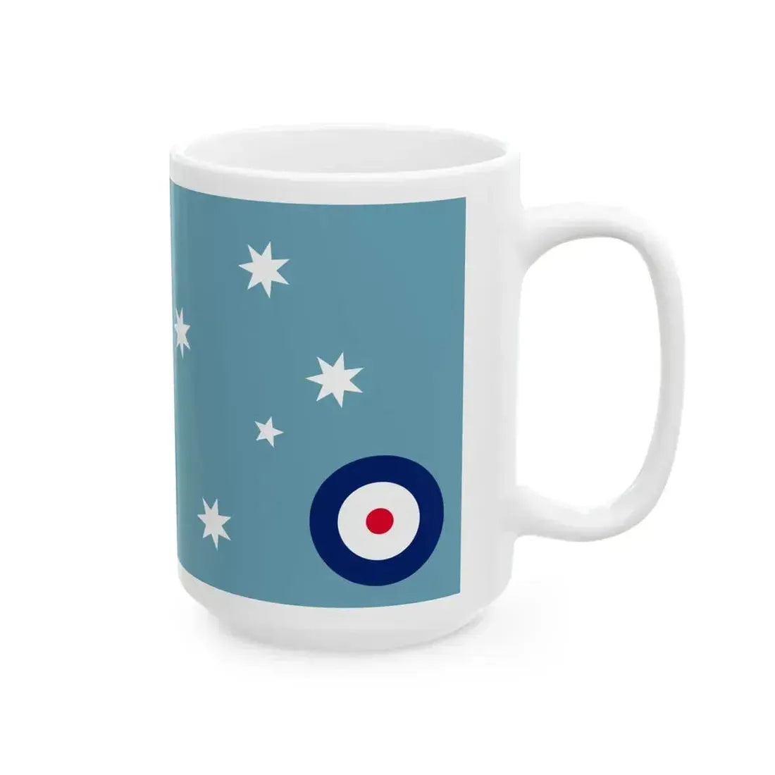 Air Force Ensign of Australia 1948-1982 (Australia) White Coffee Mug - Go Mug Yourself