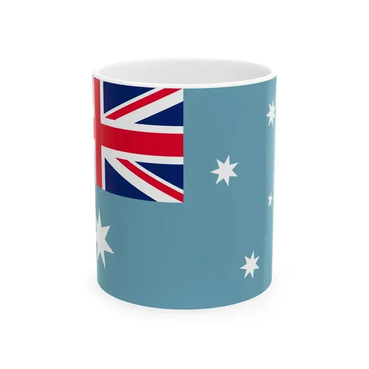 Air Force Ensign of Australia (Australia) White Coffee Mug 11oz - Go Mug Yourself
