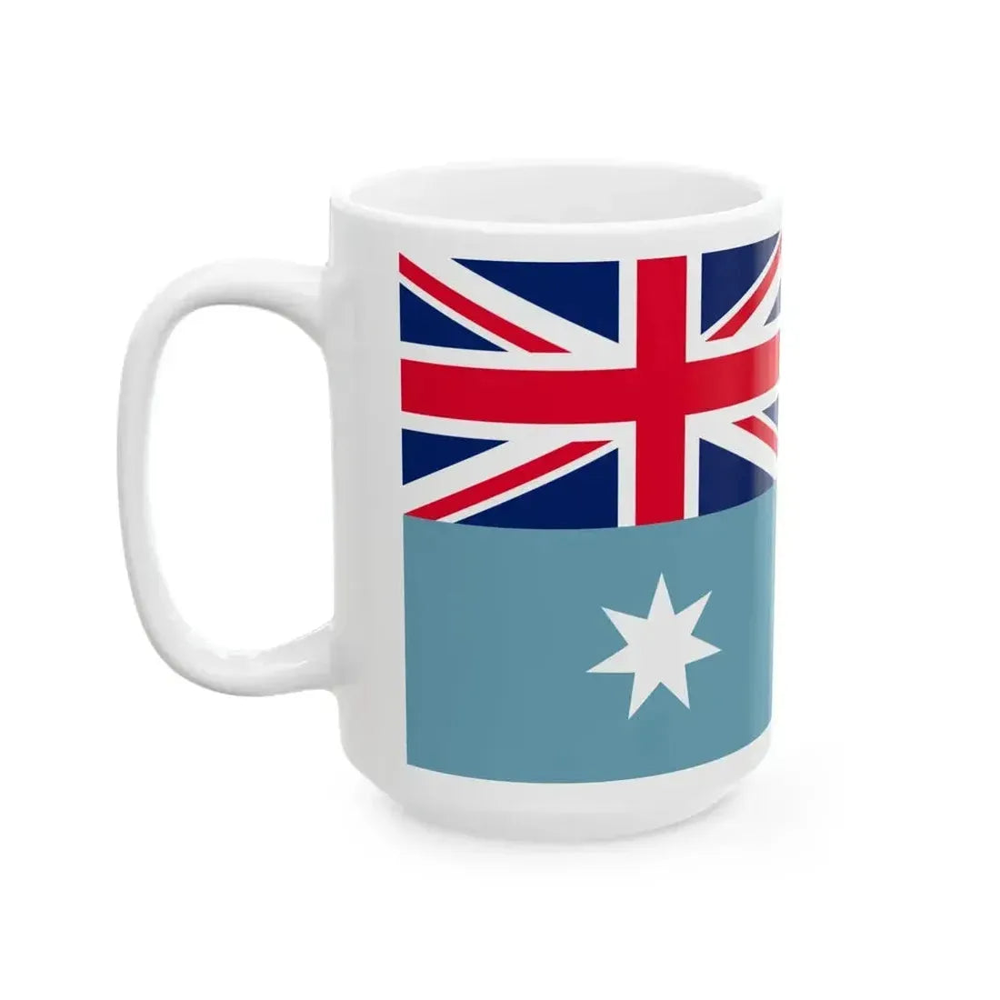 Air Force Ensign of Australia (Australia) White Coffee Mug - Go Mug Yourself
