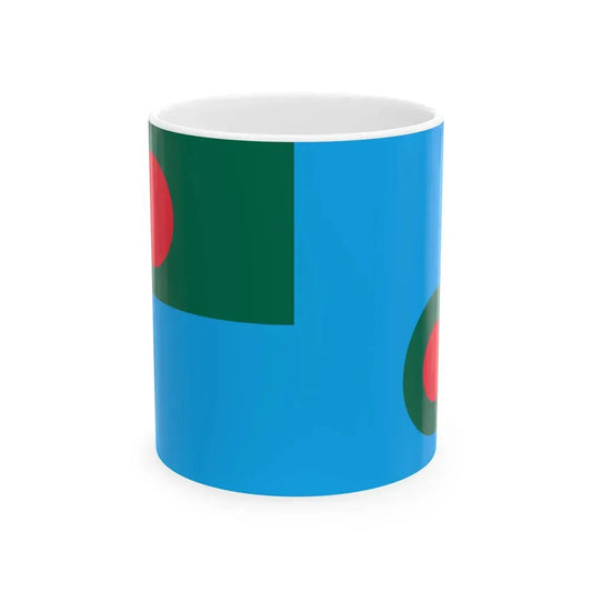 Air Force Ensign of Bangladesh (Bangladesh) White Coffee Mug 11oz - Go Mug Yourself