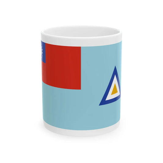 Air Force Ensign of Burma 1974-2010 (Myanmar) White Coffee Mug 11oz - Go Mug Yourself