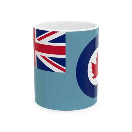 Air Force Ensign of Canada 1941-1968 (Canada) White Coffee Mug 11oz - Go Mug Yourself