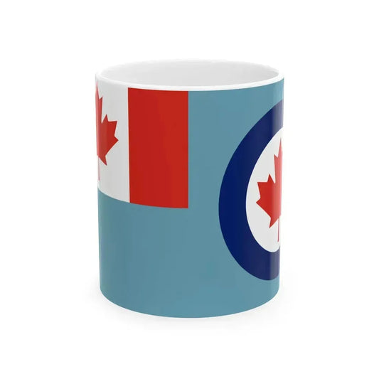 Air Force Ensign of Canada (Canada) White Coffee Mug 11oz - Go Mug Yourself