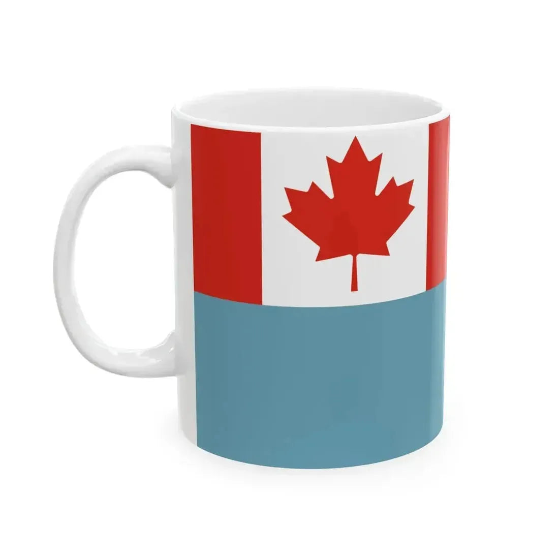 Air Force Ensign of Canada (Canada) White Coffee Mug - Go Mug Yourself