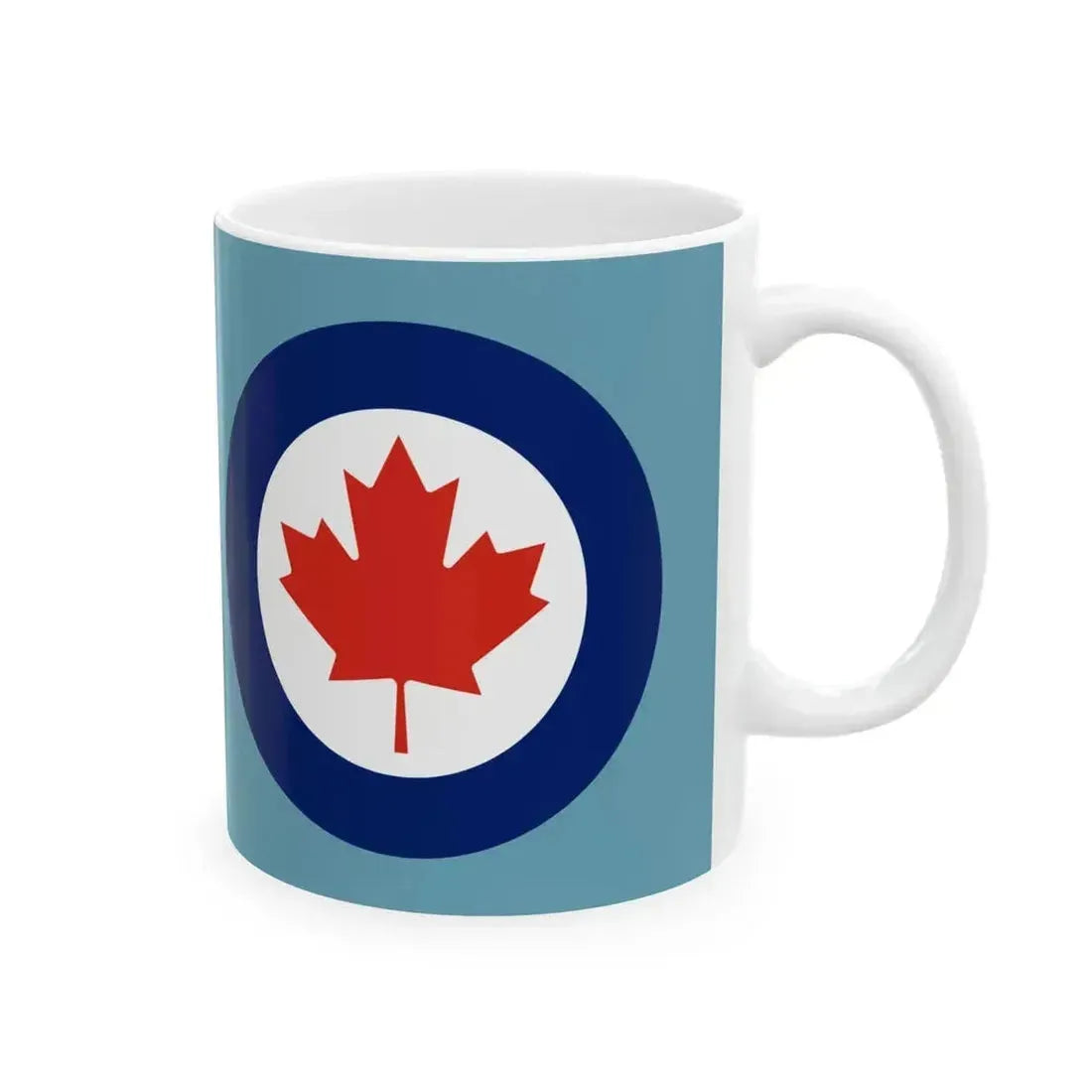 Air Force Ensign of Canada (Canada) White Coffee Mug - Go Mug Yourself