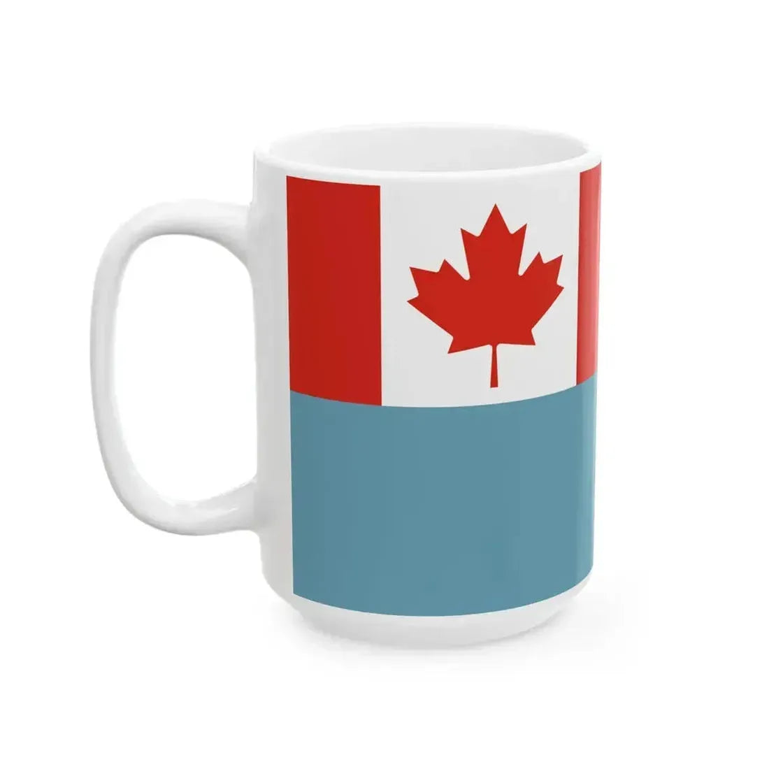 Air Force Ensign of Canada (Canada) White Coffee Mug - Go Mug Yourself