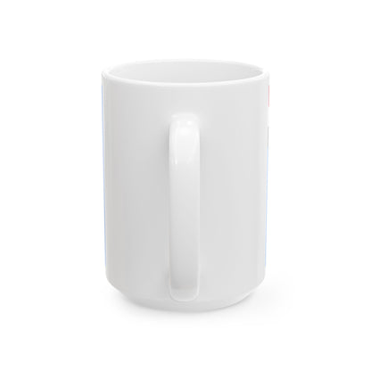 Air Force Ensign of Egypt Coat of arms variant (Egypt) White Coffee Mug-Go Mug Yourself