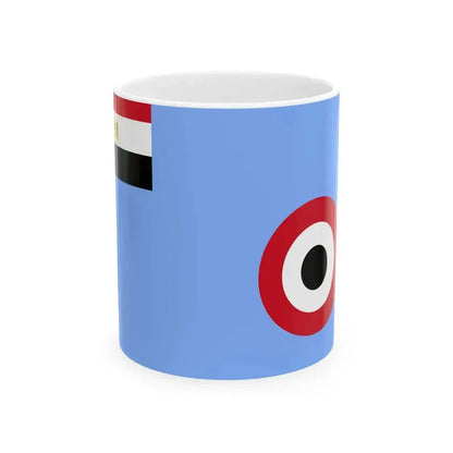 Air Force Ensign of Egypt (Egypt) White Coffee Mug 11oz - Go Mug Yourself